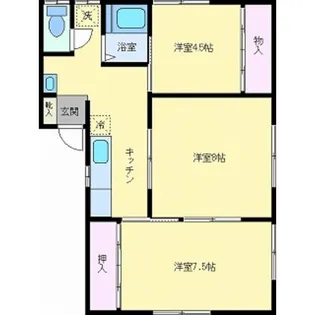メゾンこずかた【2階】の間取り