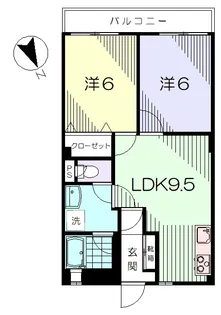 サンコーポラス等々力【3階】の間取り