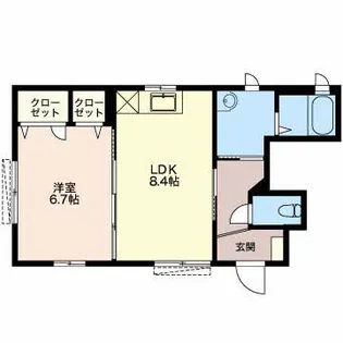 LAPISLAZULI【1階】の間取り