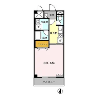 Cozy Court【1階】の間取り