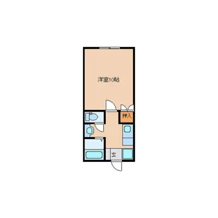 コーポコーヤ(S)【1階】の間取り