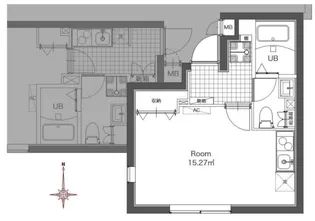 センターコート芝【5階】の間取り