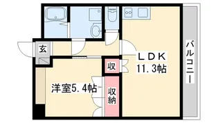 サンフィット【1階】の間取り
