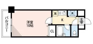 パルコート海神【5階】の間取り