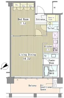 赤坂氷川町レジデンス【15階】の間取り