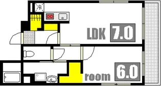 弓立ビル【4階】の間取り