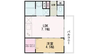 ホワイトメゾン立花【2階】の間取り