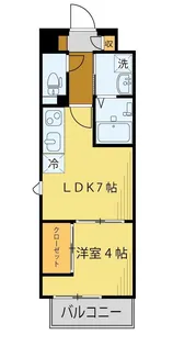 シェルグランデ六丁目【3階】の間取り
