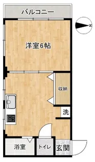 石留ビル【4階】の間取り