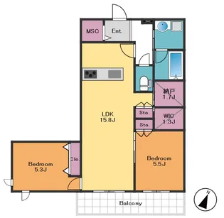 GrandVilla鷺宮【2階】の間取り
