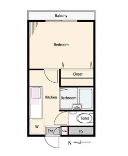 さくらハイツ【2階】の間取り