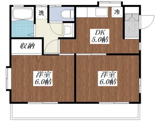 レモンハイツ【1階】の間取り