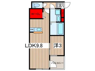 SIMODA大宮土呂【2階】の間取り