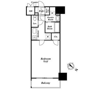 プレミアステージ駒込【12階】の間取り