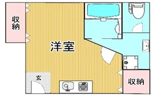 謙徳ビル【2階】の間取り
