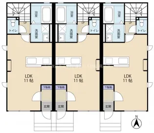 サンハイムCの間取り