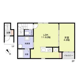 スールソレイユうずら野【2階】の間取り
