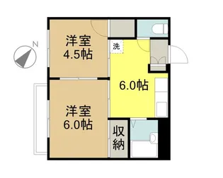 アビターションフカヤ【2階】の間取り