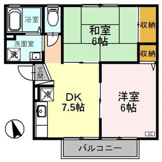 Dポルトー【2階】の間取り