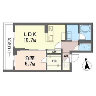 コート ボヌール【1階】の間取り