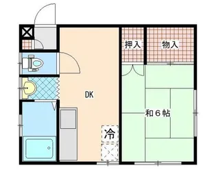 寿ハイツ【2階】の間取り