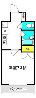 フォレスト今里【2階】の間取り