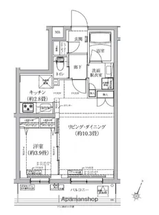アイルプレミアム東京上石神井【2階】の間取り