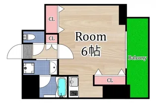 ドムス蒲生【7階】の間取り