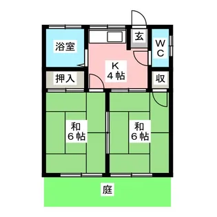 永井アパート【1階】の間取り