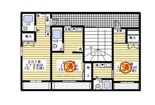 メゾンウィステリア【2階】の間取り