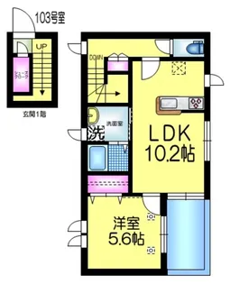 ホワイトメゾン16の間取り
