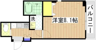 シャーナ高津【3階】の間取り