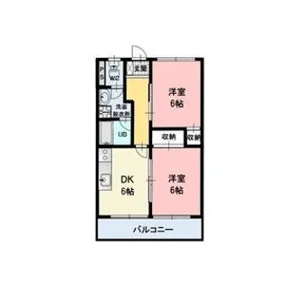 ハイツ太田C【1階】の間取り