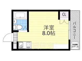 藤井三国マンション【5階】の間取り