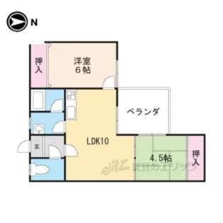 アーバンポート八木【3階】の間取り