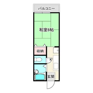 びんごハイツII【2階】の間取り