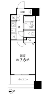 スペーシア秋葉原【11階】の間取り