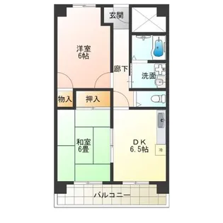 メゾン赤松【3階】の間取り