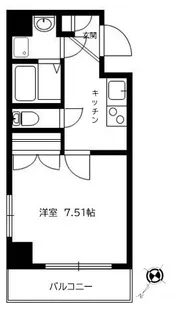 Paulownia Valley take4西横浜【4階】の間取り
