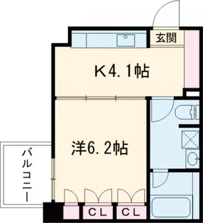 ユニーブル世田谷明大前【1階】の間取り