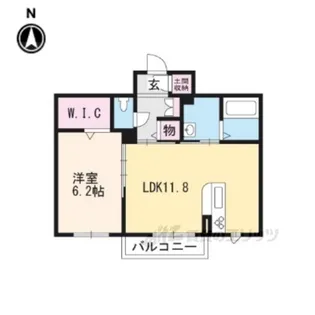 シャーメゾン湖都【2階】の間取り
