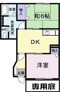 シャルマン富士見が丘【1階】の間取り
