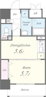 エヴァンコートKasima【4階】の間取り