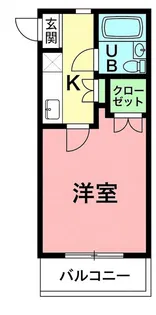 ユースピア本厚木【3階】の間取り