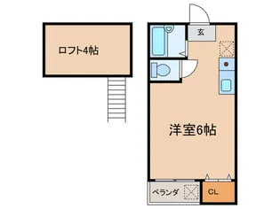 パルムドール平尾【2階】の間取り