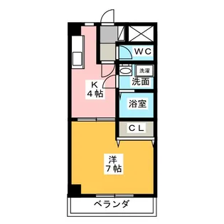 コム・シェ・ソワ【2階】の間取り