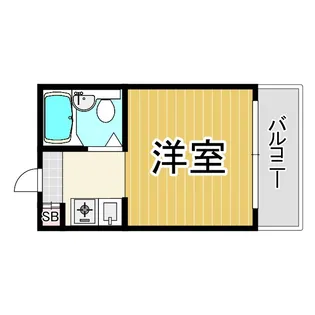 ロイヤルプラザ西宮【2階】の間取り