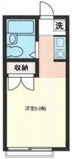 51イーストアパートメント【2階】の間取り