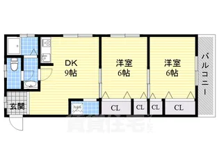 杉本コーポ【2階】の間取り