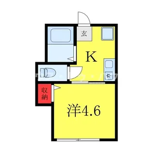エムエーハイツ【1階】の間取り